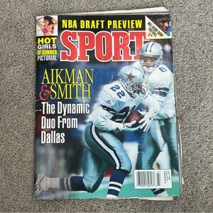 Vintage July 1994 Sport magazine Dallas Cowboys Troy Aikman Emmitt Smith